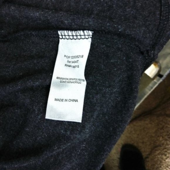 Doe & Rae Top With Sweater Knit Bell Sleeves Gray Large - Picture 5 of 6